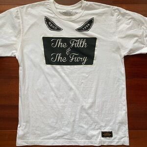 Neighborhood The filth and the fury white graphic t-shirt. Made in Japan
